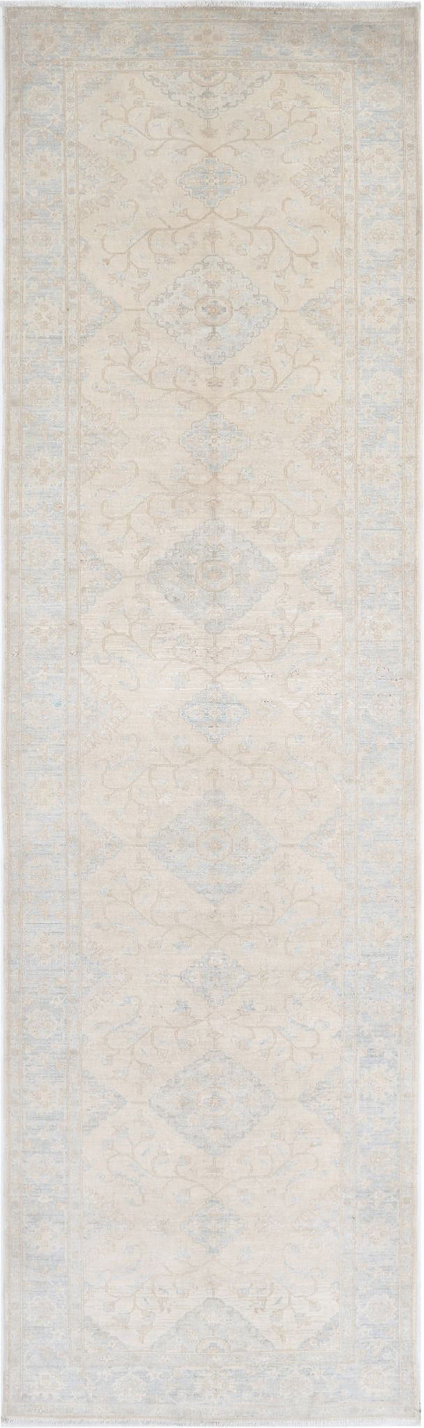 Hand Knotted Fine Serenity Wool Rug 4' 1" x 15' 0" - No. AT15401