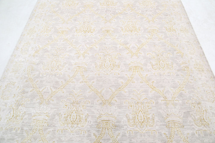 Hand Knotted Fine Serenity Wool Rug 6' 3" x 10' 9" - No. AT90847
