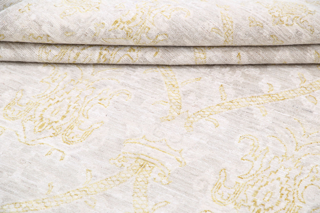 Hand Knotted Fine Serenity Wool Rug 6' 3" x 10' 9" - No. AT90847