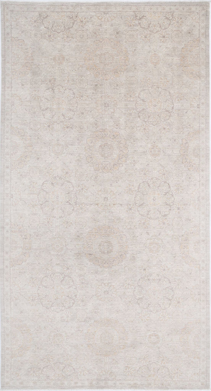 Hand Knotted Fine Serenity Wool Rug 6' 0" x 11' 6" - No. AT58491