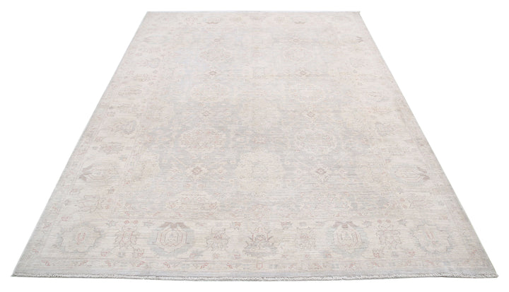 Hand Knotted Fine Serenity Wool Rug 6' 0" x 8' 4" - No. AT68732
