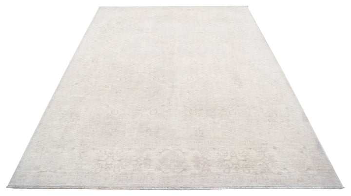 Hand Knotted Fine Serenity Wool Rug 6' 1" x 7' 11" - No. AT86021
