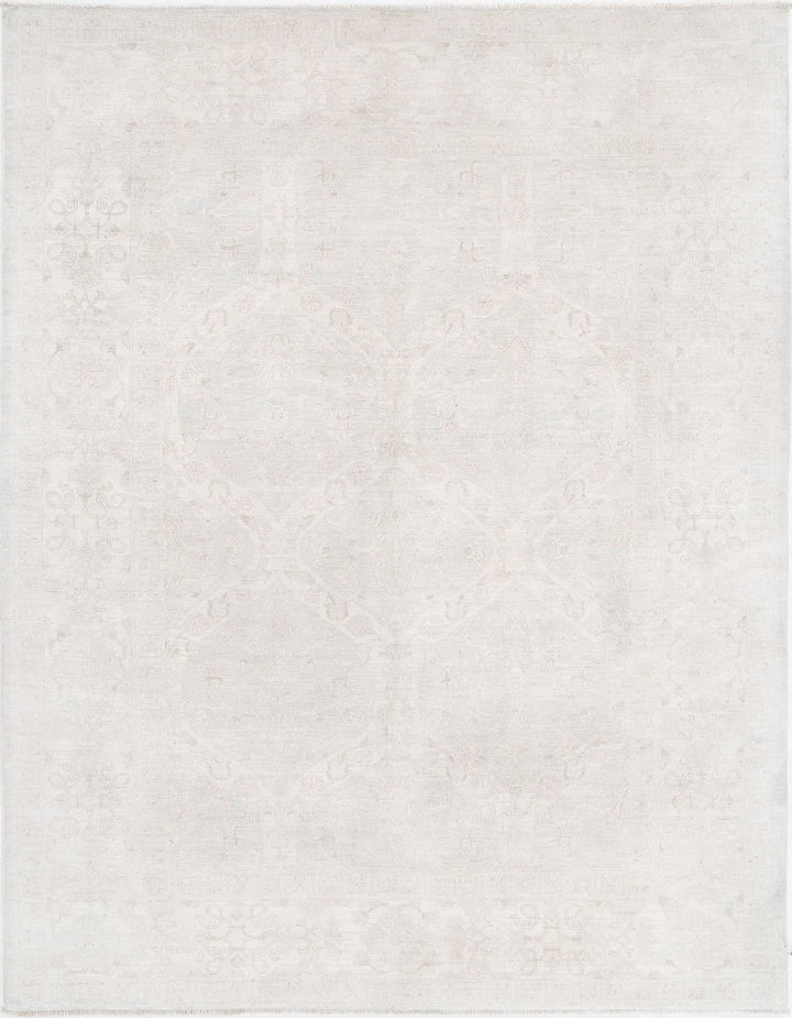 Hand Knotted Fine Serenity Wool Rug 6' 1" x 7' 11" - No. AT86021