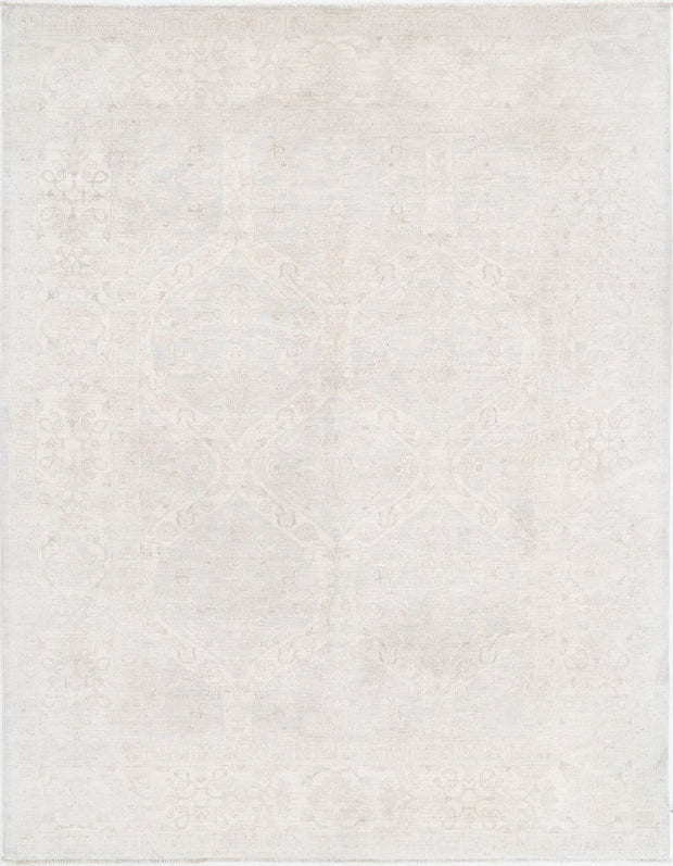 Hand Knotted Fine Serenity Wool Rug 6' 1" x 7' 11" - No. AT86021