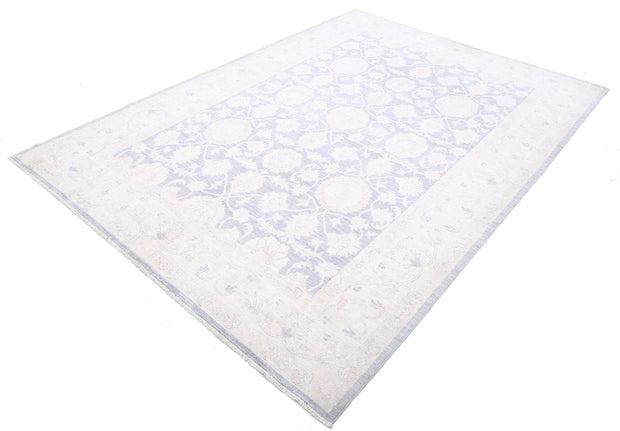Hand Knotted Fine Serenity Wool Rug 6' 4" x 8' 5" - No. AT11460