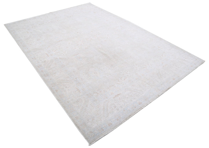 Hand Knotted Fine Serenity Wool Rug 6' 3" x 8' 11" - No. AT33785