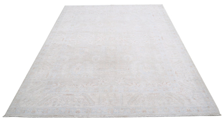 Hand Knotted Fine Serenity Wool Rug 6' 3" x 8' 11" - No. AT33785