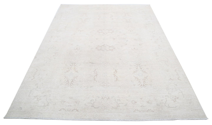 Hand Knotted Fine Serenity Wool Rug 6' 0" x 8' 6" - No. AT85576