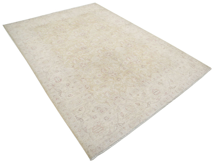 Hand Knotted Fine Serenity Wool Rug 6' 2" x 8' 6" - No. AT70443