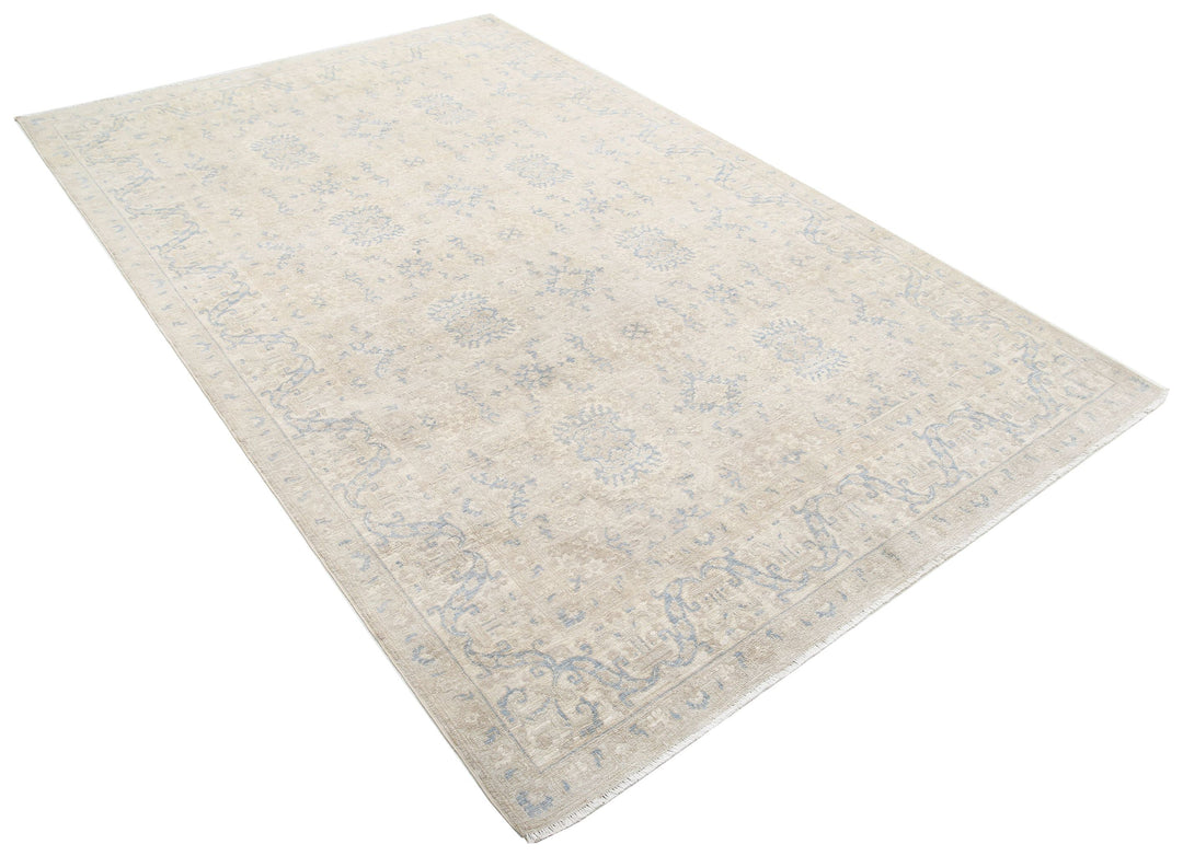 Hand Knotted Fine Serenity Wool Rug 5' 8" x 8' 9" - No. AT50240