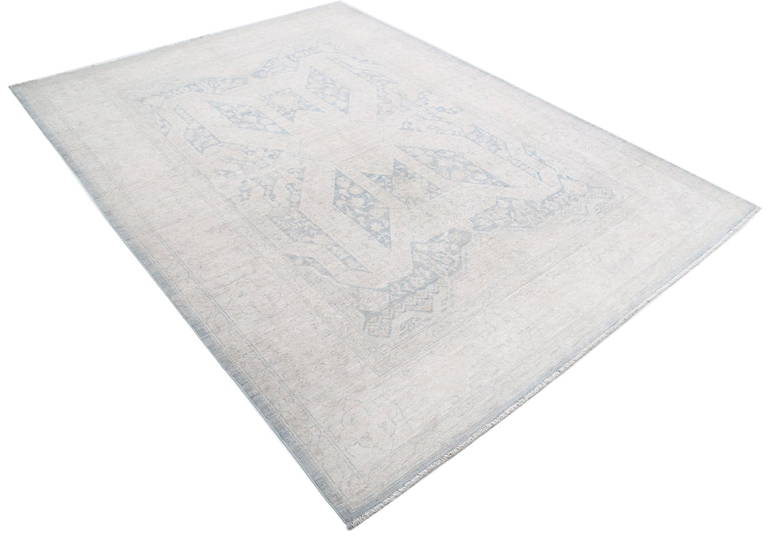 Hand Knotted Fine Serenity Wool Rug 6' 1" x 8' 7" - No. AT35567