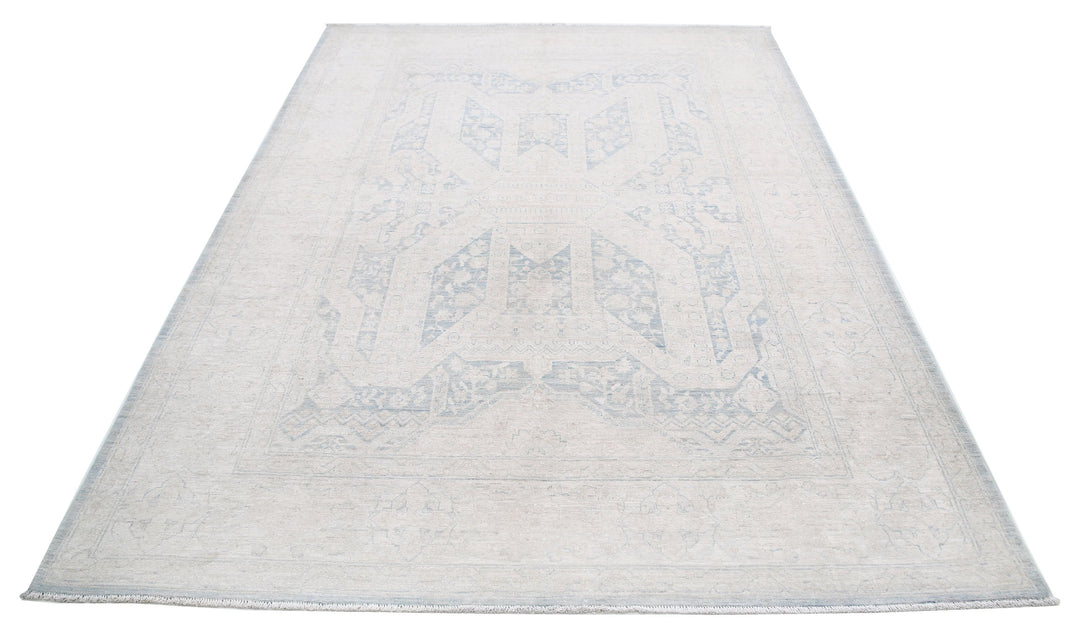 Hand Knotted Fine Serenity Wool Rug 6' 1" x 8' 7" - No. AT35567