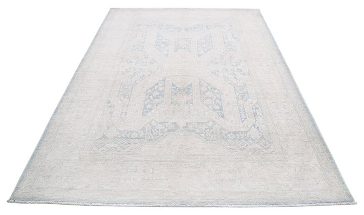 Hand Knotted Fine Serenity Wool Rug 6' 1" x 8' 7" - No. AT35567