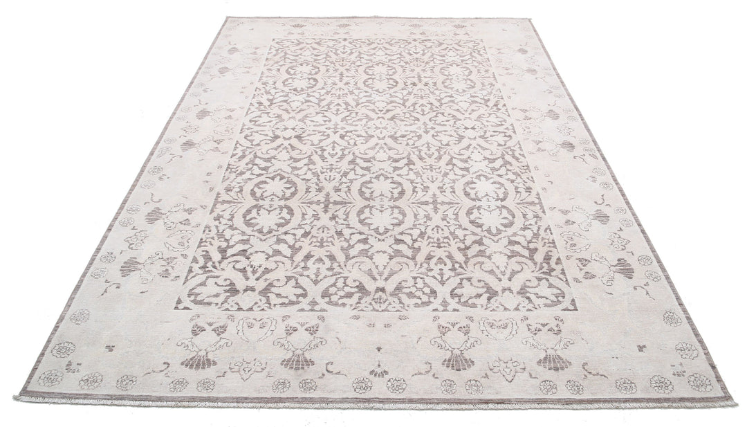 Hand Knotted Fine Serenity Wool Rug 6' 1" x 8' 7" - No. AT14850