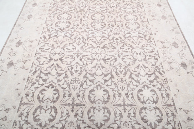 Hand Knotted Fine Serenity Wool Rug 6' 1" x 8' 7" - No. AT14850