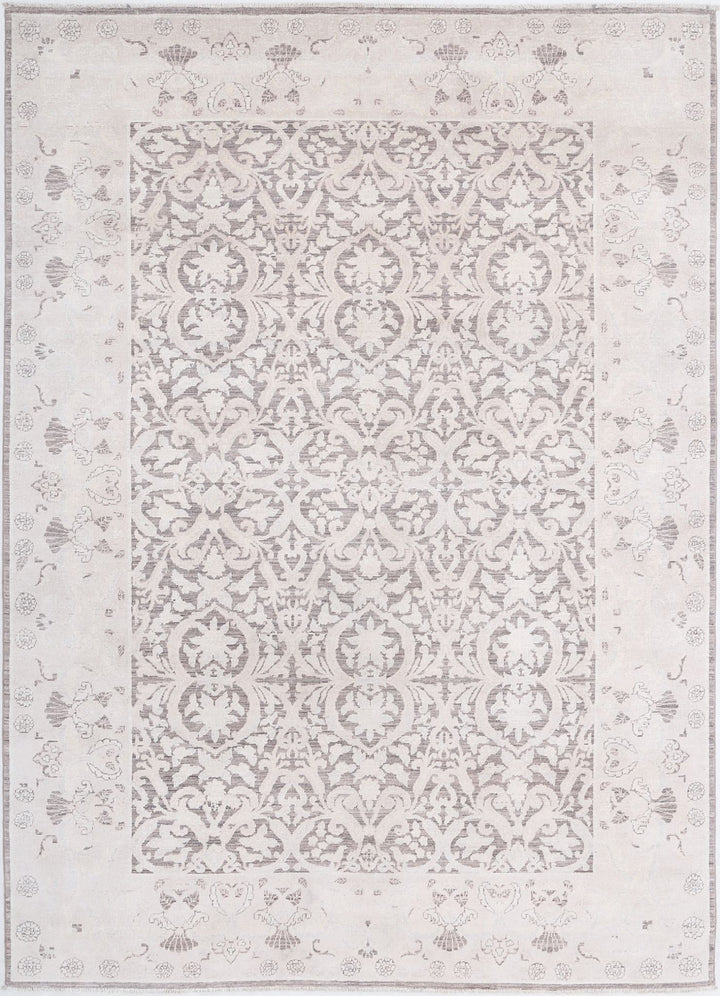 Hand Knotted Fine Serenity Wool Rug 6' 1" x 8' 7" - No. AT14850