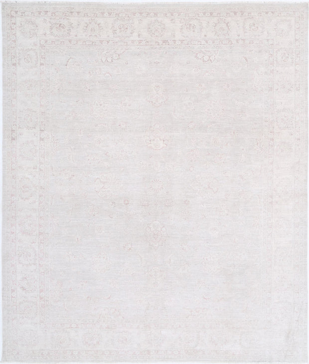 Hand Knotted Fine Serenity Wool Rug 8' 1" x 9' 9" - No. AT75796
