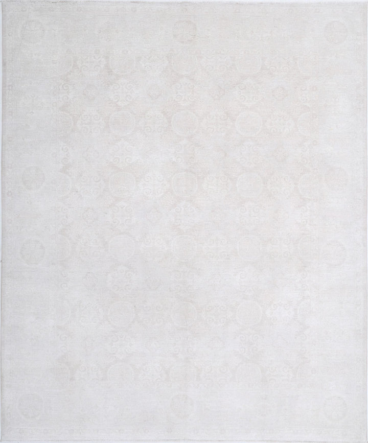 Hand Knotted Fine Serenity Wool Rug 8' 1" x 9' 8" - No. AT40182