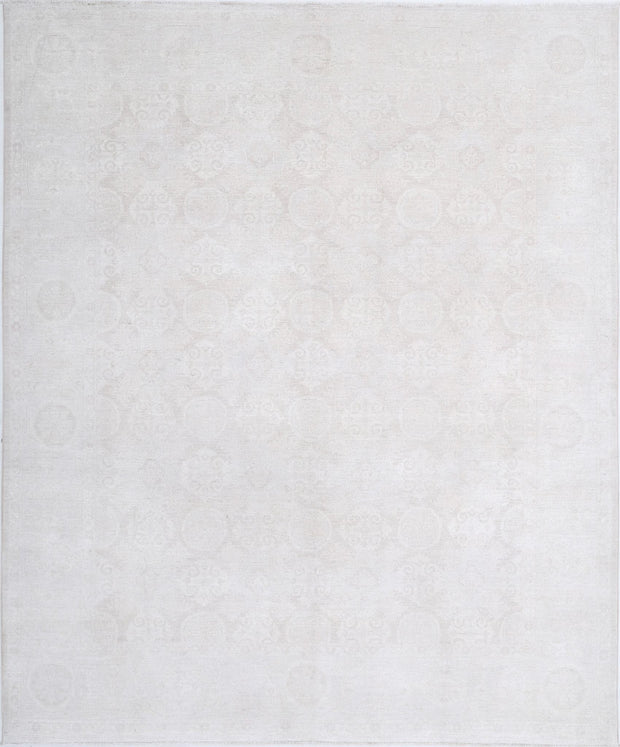 Hand Knotted Fine Serenity Wool Rug 8' 1" x 9' 8" - No. AT40182