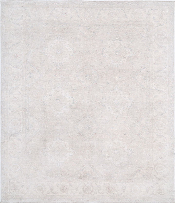 Hand Knotted Fine Serenity Wool Rug 8' 1" x 9' 4" - No. AT10661