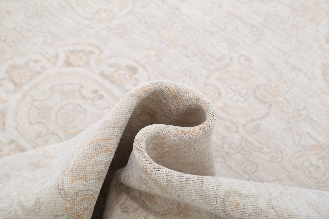 Hand Knotted Fine Serenity Wool Rug 8' 2" x 9' 7" - No. AT39274