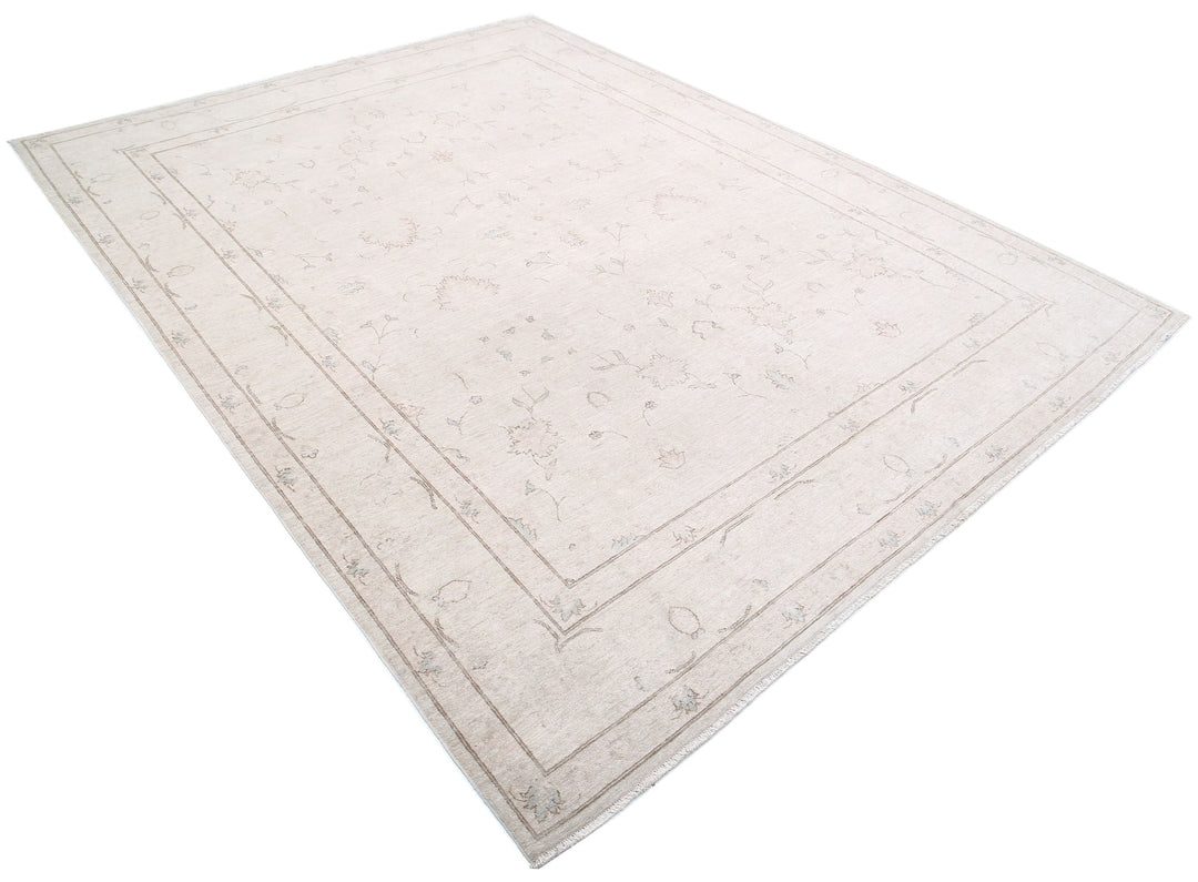 Hand Knotted Fine Serenity Wool Rug 7' 9" x 10' 3" - No. AT98392