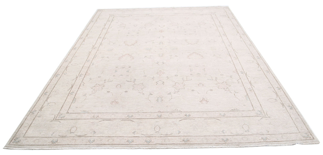 Hand Knotted Fine Serenity Wool Rug 7' 9" x 10' 3" - No. AT98392