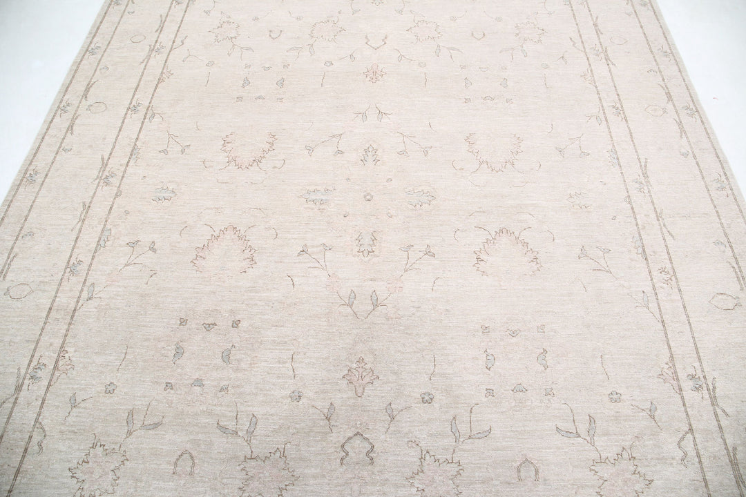 Hand Knotted Fine Serenity Wool Rug 7' 9" x 10' 3" - No. AT98392