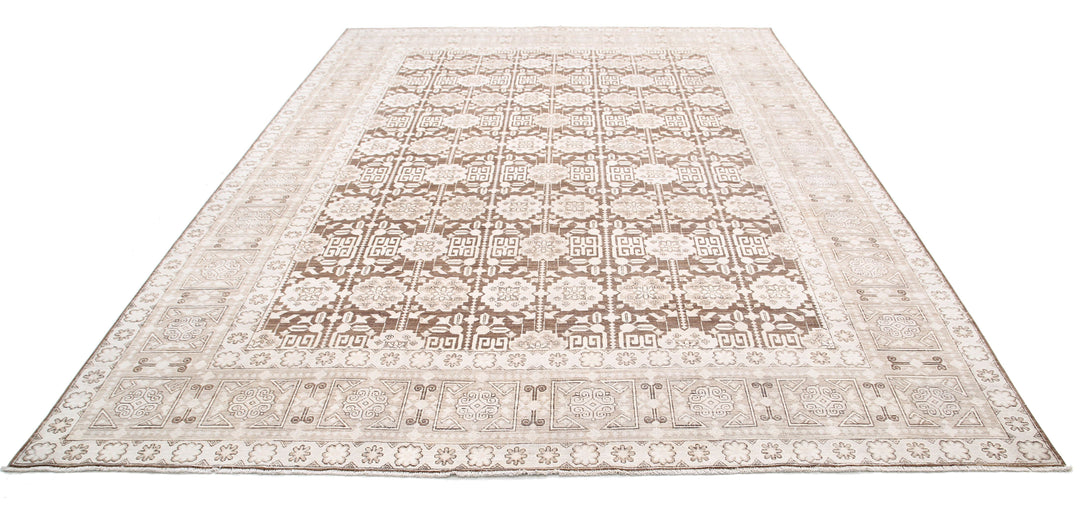 Hand Knotted Fine Serenity Wool Rug 8' 9" x 11' 6" - No. AT53122