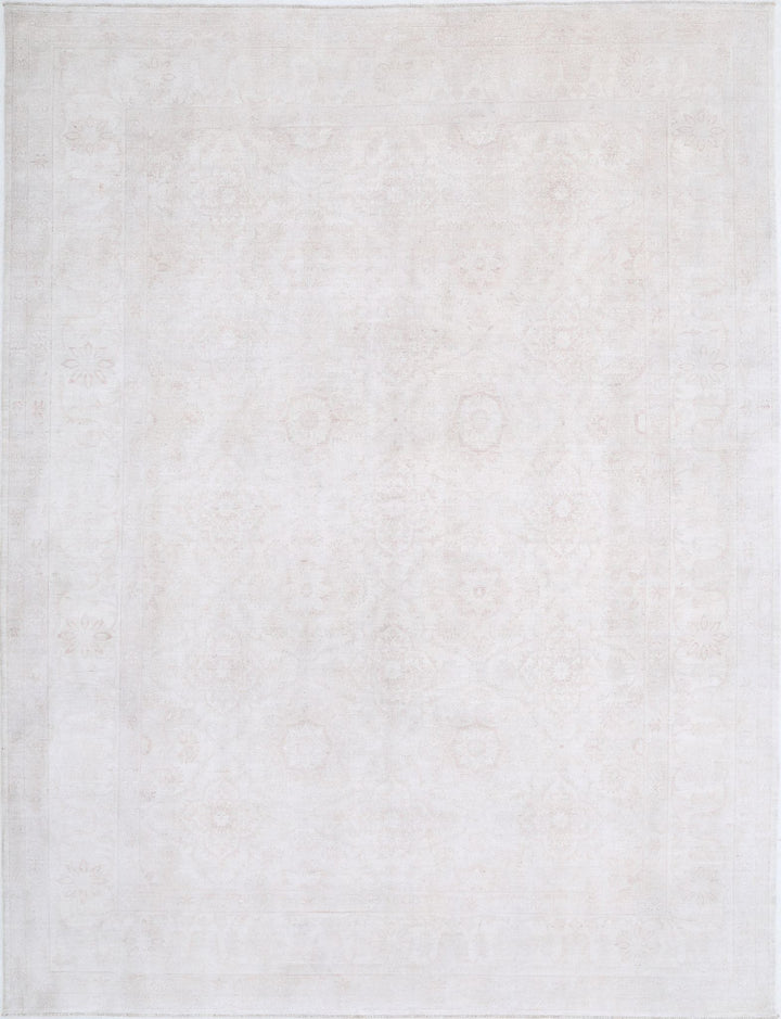 Hand Knotted Fine Serenity Wool Rug 9' 0" x 11' 6" - No. AT38301
