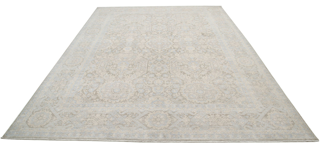 Hand Knotted Fine Serenity Wool Rug 8' 9" x 11' 10" - No. AT74972