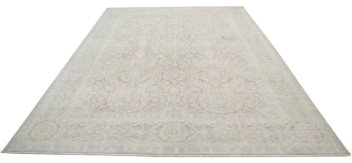 Hand Knotted Fine Serenity Wool Rug 8' 9" x 11' 10" - No. AT74972
