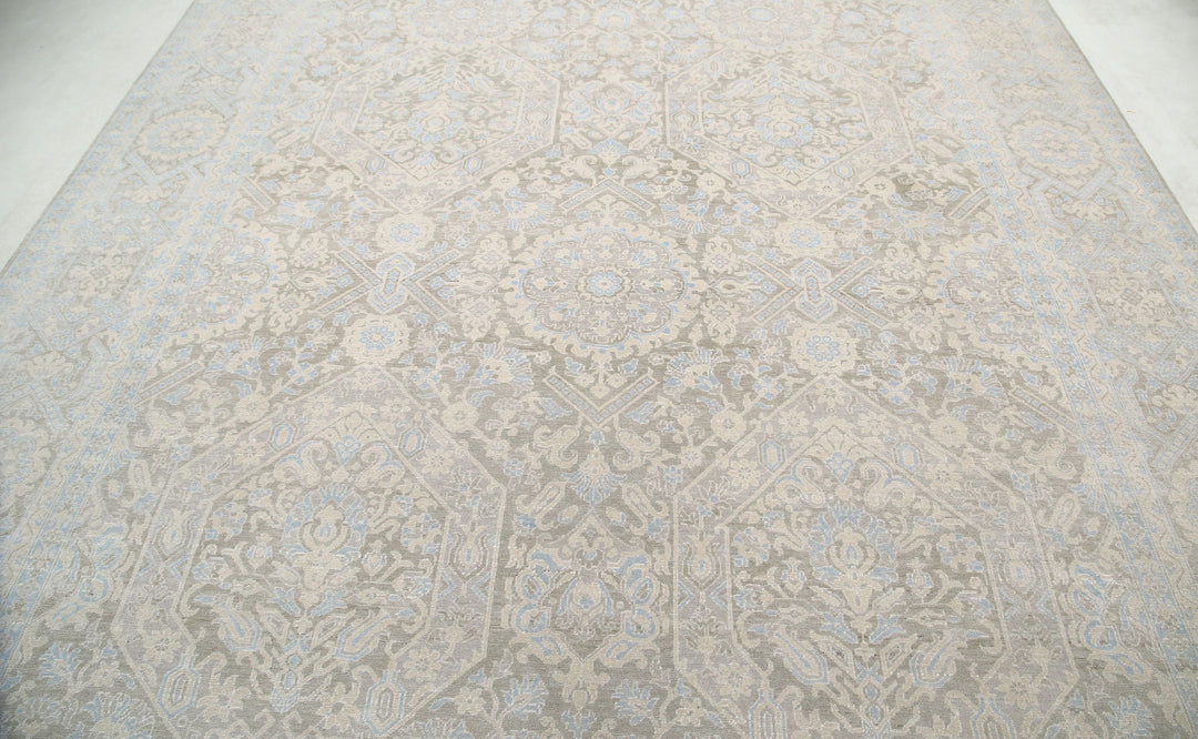 Hand Knotted Fine Serenity Wool Rug 8' 9" x 11' 10" - No. AT74972