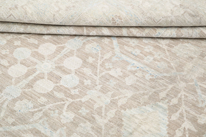 Hand Knotted Fine Serenity Wool Rug 8' 9" x 15' 7" - No. AT65547