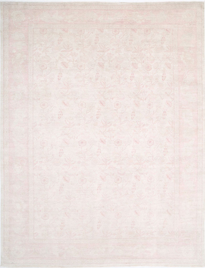 Hand Knotted Fine Serenity Wool Rug 13' 9" x 17' 7" - No. AT12031