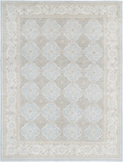 Hand Knotted Fine Serenity Wool Rug 8' 9" x 11' 6" - No. AT25315