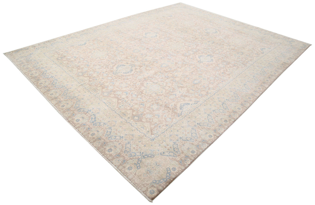 Hand Knotted Fine Serenity Wool Rug 8' 10" x 11' 6" - No. AT58324