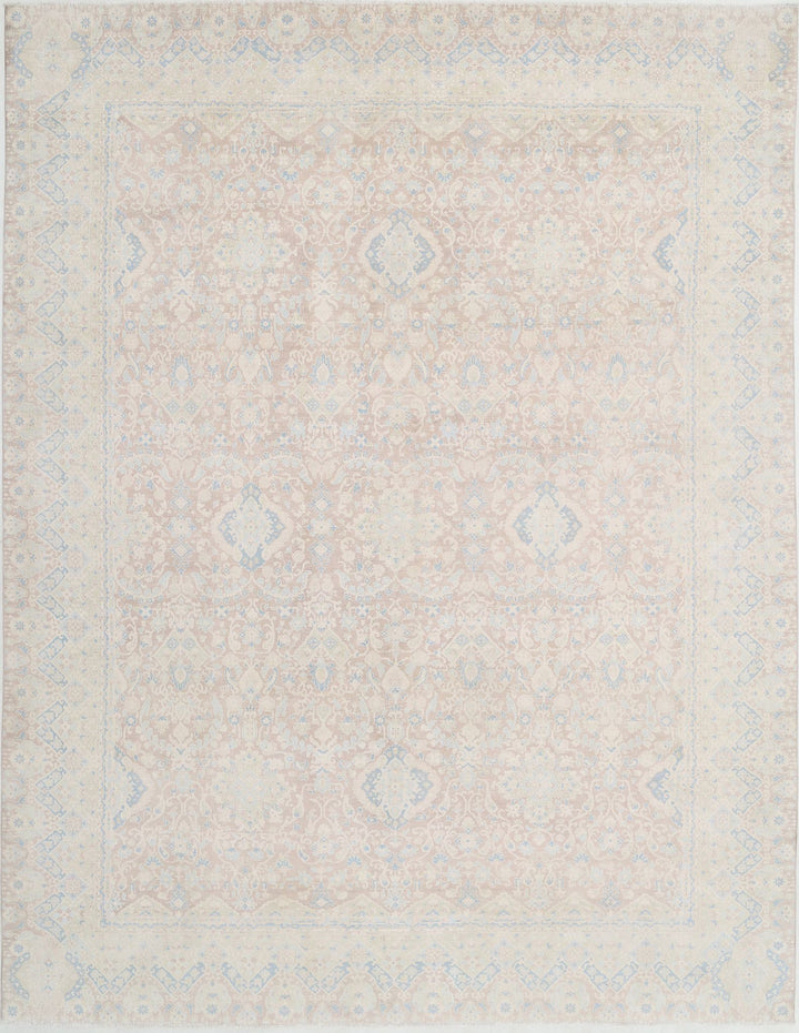 Hand Knotted Fine Serenity Wool Rug 8' 10" x 11' 6" - No. AT58324