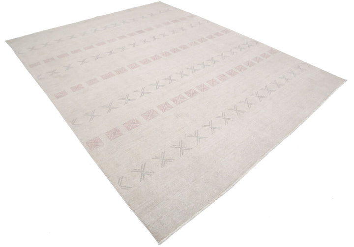 Hand Knotted Fine Serenity Wool Rug 7' 11" x 10' 1" - No. AT97627