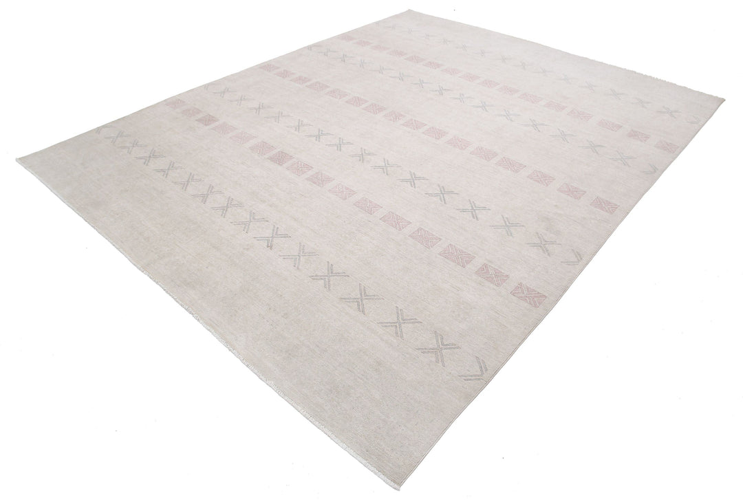 Hand Knotted Fine Serenity Wool Rug 7' 11" x 10' 1" - No. AT97627