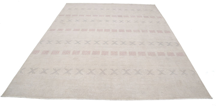Hand Knotted Fine Serenity Wool Rug 7' 11" x 10' 1" - No. AT97627