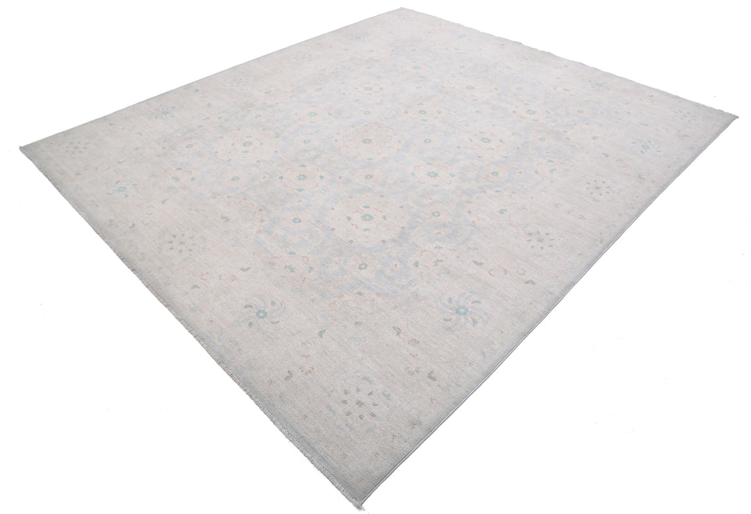 Hand Knotted Fine Serenity Wool Rug 8' 0" x 9' 5" - No. AT97076