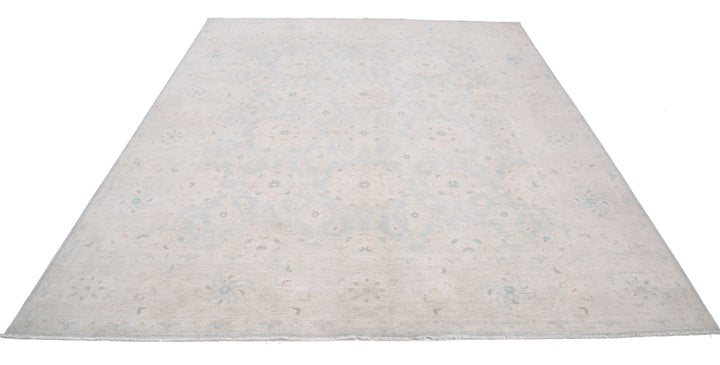 Hand Knotted Fine Serenity Wool Rug 8' 0" x 9' 5" - No. AT97076