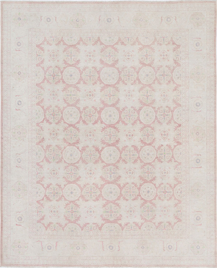 Hand Knotted Fine Serenity Wool Rug 8' 0" x 9' 7" - No. AT54878