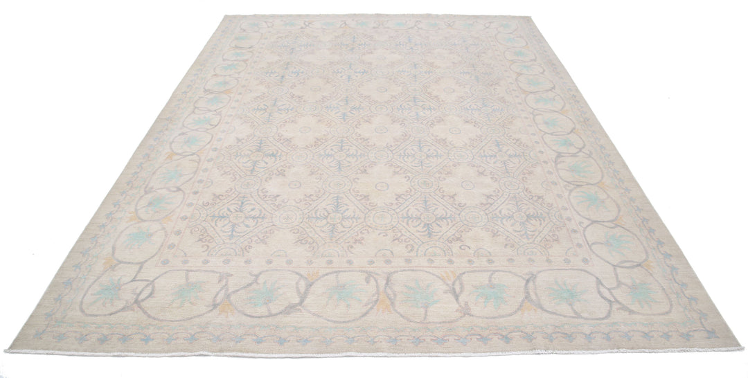Hand Knotted Fine Serenity Wool Rug 7' 10" x 10' 0" - No. AT76972