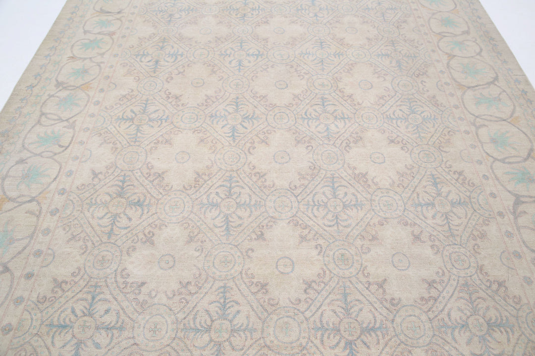 Hand Knotted Fine Serenity Wool Rug 7' 10" x 10' 0" - No. AT76972