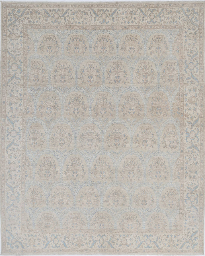 Hand Knotted Fine Serenity Wool Rug 7' 7" x 9' 5" - No. AT37163