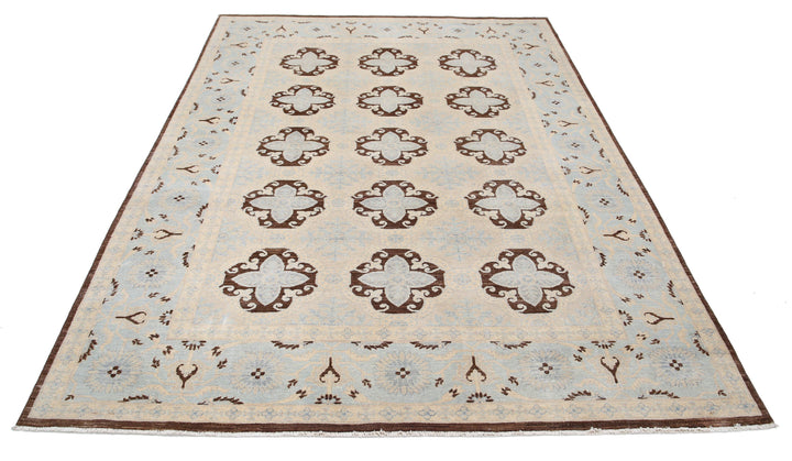 Hand Knotted Fine Serenity Wool Rug 6' 1" x 8' 4" - No. AT37624