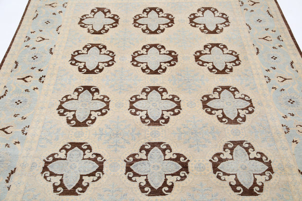 Hand Knotted Fine Serenity Wool Rug 6' 1" x 8' 4" - No. AT37624