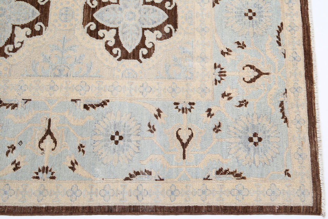 Hand Knotted Fine Serenity Wool Rug 6' 1" x 8' 4" - No. AT37624